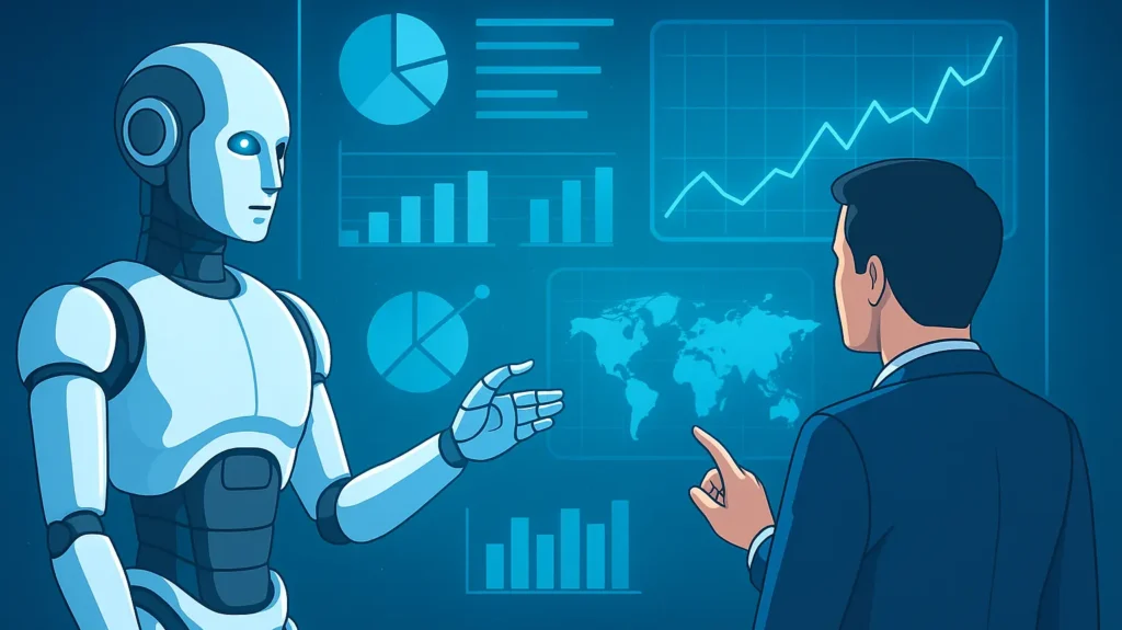 AI reshaping global financial markets through data-driven systems.