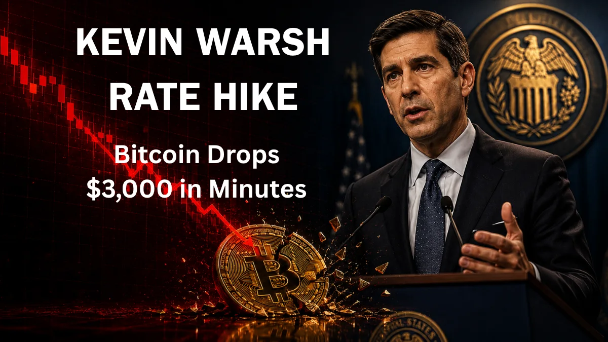 Kevin Warsh Rate Hike: Why Bitcoin Crashed $3,000 Today