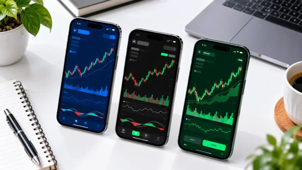 Trading 212 vs Freetrade vs InvestEngine comparison for the best trading apps for beginners UK